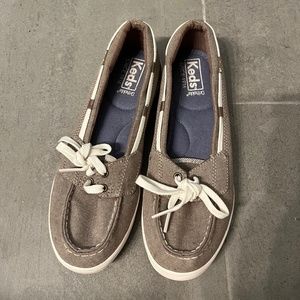 Keds ortholite brown loafer/boat shoe